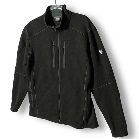 KUHL Interceptr Full Zip Fleece Jacket XL Black Outdoor Performance - Picture 3 of 13